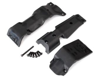 Traxxas TRX8637 Skid plate set, front/ skid plate, rear/ 3x10 BCS (6)/ 3x30 BCS (1) (fits #8629 - een set