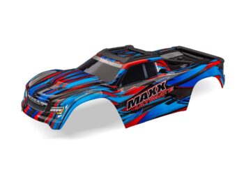 Traxxas TRX9067-BLUE Body, Maxx Ultimate, blue (painted, decals applied) (fits Maxx with extended chassis (352mm wheelbase))