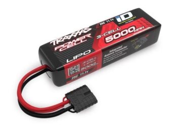 Traxxas TRX2832X Power Cell LiPo 5000mAh 11.1V 3S 25C, short 135mm - een rechthoekige, zwarte