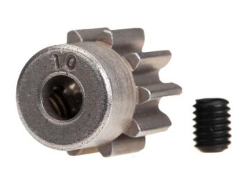 Traxxas TRX6746 Gear, 10-T pinion (32-p) (steel)/ set screw