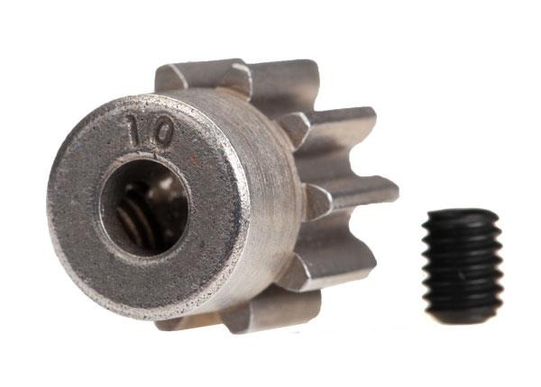 Gear, 10-T pinion (32-p) (steel)/ set screw