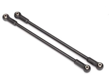 Traxxas TRX8542X Suspension link, rear (upper) (heavy duty, steel) (7x206mm, center to center) (2 - twee zwarte