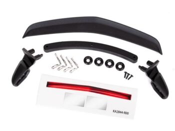 Traxxas TRX8392 Mirrors, side, black (left & right)/ mirror retainers (2)/ body clips (4)/ o-rin - een set van
