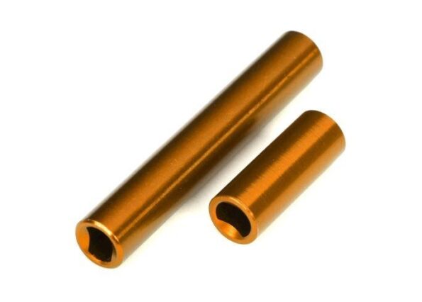 Traxxas TRX9852-ORNG Driveshafts, center, female, 6061-T6 aluminum (orange-anodized) (front & rear) (for use with #9751 metal center driveshafts) (fits 1/18 TRX-4M vehicles with 161mm wheelbase)
