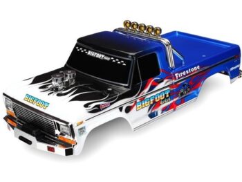 Traxxas TRX3653 Body, Bigfoot® Flame, Officially Licensereplica (painted, decals applied), TRX3653 - een