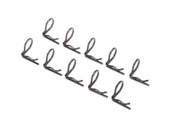 Traxxas TRX3935A Body clip (mounting clip), angled, 90-degrees (10) BLACK, TRX3935A