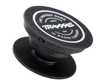 Traxxas TRX61646 Traxxas Phone Stand Grip, TRX61646 - zwarte, ronde telefoonstandaard