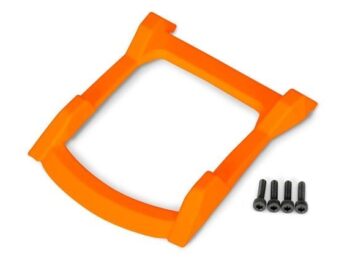 Traxxas TRX6728T Skid plate, roof (body)/ 3x12mm CS (4) ORANGE, TRX6728T - een felor