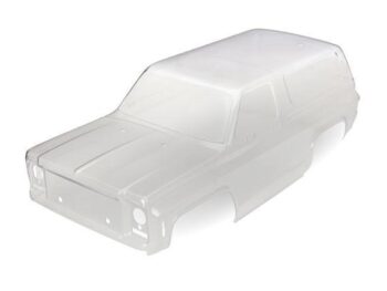 Traxxas TRX8130 Body, Chevrolet Blazer (1979) (clear, requires painting)/ decals/ window masks, TRX8130 - transparante