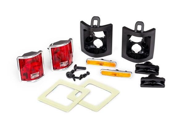 Tail lights, left & right (assembled)/ tail light retainers, left & right/ side, TRX8135 Traxxas TRX8135 Tail lights, left & right (assembled)/ tail light retainers, left & right/ side, TRX8135 - diverse onderdelen