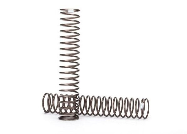 Traxxas TRX8153 Springs, shock, long (natural finish) (GTS) (0.29 rate, white stripe) (for use w, TRX8153