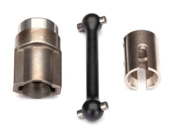 Traxxas TRX8556X Driveshaft, center, front (steel)/ 2.5x12 screw pin, TRX8556X - drie metalen onder