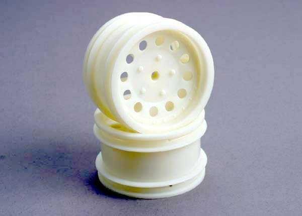 X-wheels, 2.15, dyeable nylon (rear) (2) Traxxas TRX1774 X-wheels, 2.15, dyeable nylon (rear) (2) - twee witte kunst