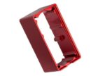 Servo case, aluminum (red-anodized) (middle) (for 2255 servo), TRX2253