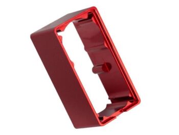 Traxxas TRX2253 Servo case, aluminum (red-anodized) (middle) (for 2255 servo), TRX2253