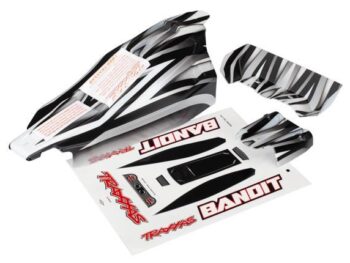 Traxxas TRX2420 Body, Bandit, Prographix (Replacement For The Painted Body. Graphics Are Printed, Requires Paint & Final Color Application)/ Decal Sheet - een ongever