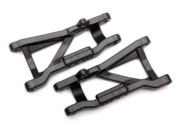 SUSPENSION ARMS, REAR (BLACK) (2) (HEAVY DUTY, COLD WEATHER MATERIAL) Traxxas TRX2555X SUSPENSION ARMS, REAR (BLACK) (2) (HEAVY DUTY, COLD WEATHER MATERIAL) - twee zwarte