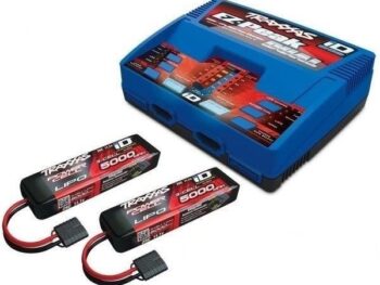 Traxxas TRX2990GX Traxxas 6S COMBO (2X 2872X 11.1V LiPo & 1X 2972GX duo charger - een blau