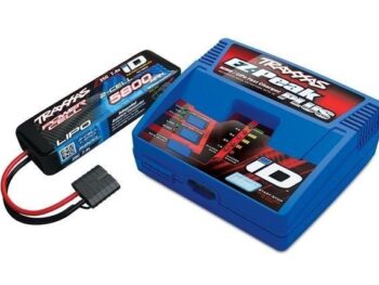 Traxxas TRX2992GX Traxxas 2S (1X 2843X 7.4V LiPO& 1X 2970GX ID charger - blauwe Tra