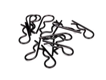 Traxxas TRX3934A Body clips, heavy duty (black) (12) - een