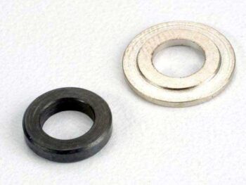 Traxxas TRX4027 Bearing spacers, clutch bell 5x8.5x1.75mm (1)/ 5x11x1.1mm (1 - twee metalen ringen