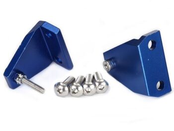 Traxxas TRX5731X Trim Tab Adjuster (2)/ 4X12Mm Bcs Stainless (4)/ 3X18Mm Bcs, TRX5731X - twee blauw ge