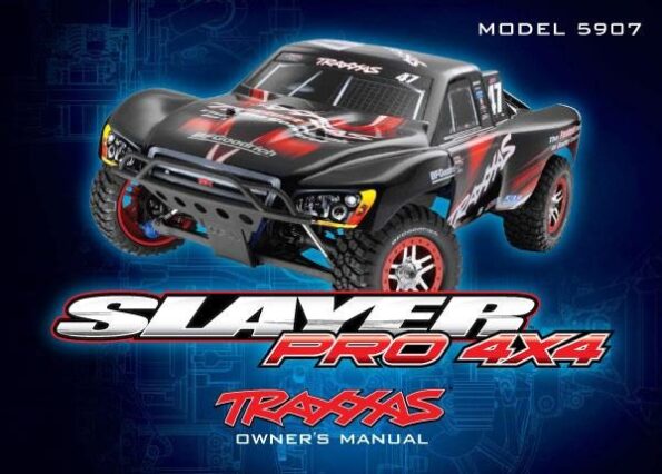 Traxxas TRX5999X Owners manual, Slayer Pro 4X4, TRX5999X