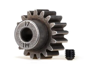 Traxxas TRX6490X Gear, 17-T pinion (1.0 metric compatible with steel spur gea, TRX6490X