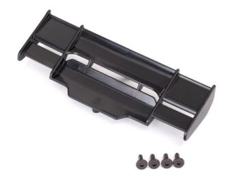Traxxas TRX6721 Wing, Rustler 4X4 (black)/ 3x8mm FCS (3) - een zwar