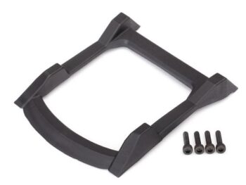 Traxxas TRX6728 Skid plate, roof (body)/ 3x12mm CS (4), #6728 - een matzwart