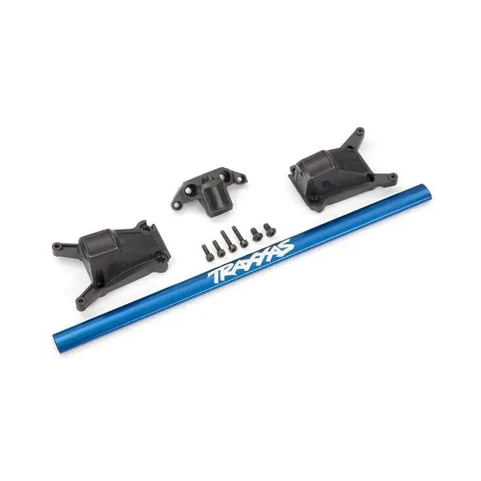 TRX6730X Traxxas TRX6730X Chassis brace kit, blue (fits Rustler 4X4 and Slash 4X4 equipped with Low-CG chassis) - een set van RC