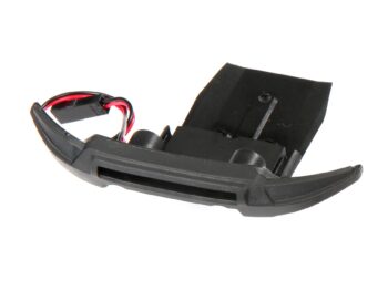 Traxxas TRX6797 Bumper, front (with LED lights) (Replacement for #6736 front bumper) - een zwar