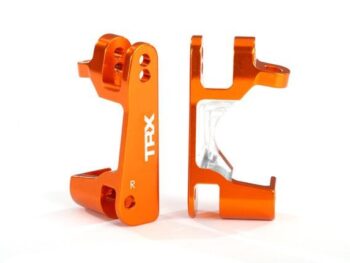 Traxxas TRX6832A Caster blocks (c-hubs), 6061-T6 aluminum (orange-anodized), left & right - twee oranje