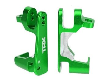 Traxxas TRX6832G Caster blocks (c-hubs), aluminum, left & right (green-anodize - twee groene, ge
