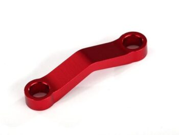 Traxxas TRX6845R Drag link, machined 6061-T6 aluminum (red-anodized) - rood
