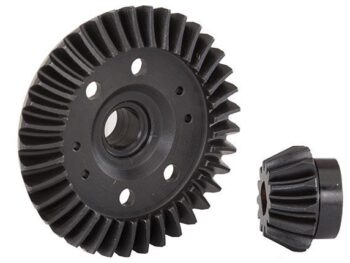 Traxxas TRX6879R Ring gear, differential/ pinion gear, differential (machined, #TRX6879R - twee zwarte