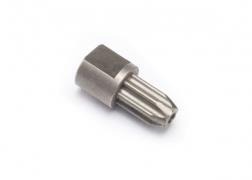 Traxxas TRX6888 Drive hub, center, rear (1)/ front (1)/screw pin, TRX6888 - een klein, cilindrisch metalen onderdeel