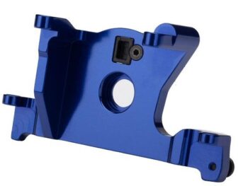Traxxas TRX7460R Motor mount, 6061-T6 aluminum (blue-anodized) - een blau