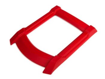Traxxas TRX7817R Skid plate, roof (body) (red)/ 3x15mm CS (4) (requires #7713X to mount) - een felrode