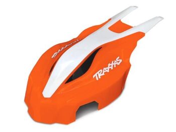 Traxxas TRX7915 Canopy, front, orange/white, Aton, TRX7915 - oranje