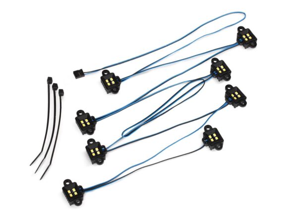 Traxxas TRX8026X LED rock light set, TRX-4 (vereist #8028 stroomvoorziening en #8018, #8072, of #808