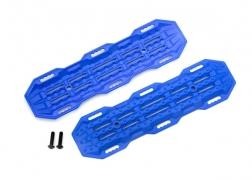 Traxxas TRX8121X Traction boards, blue/ mounting hardware - twee blauwe, langwerp