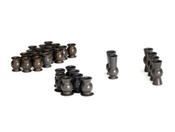 Traxxas TRX8274 Hollow ball set, complete, TRX-4 (aluminum, PTFE-coated), #TRX8274 - een set van kleine