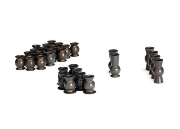 Traxxas TRX8274 Hollow ball set, compleet, TRX-4 (aluminum, PTFE-coated), #TRX8274