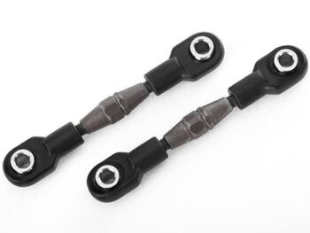Traxxas TRX8346 Camber links, steel, front (32mm) (2), #TRX8346 - twee zwarte camber links