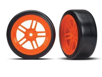 Traxxas TRX8376A TIRES AND WHEELS, ASSEMBLED, GLUED (SPLIT-SPOKE OR, #TRX8376A - twee gemon