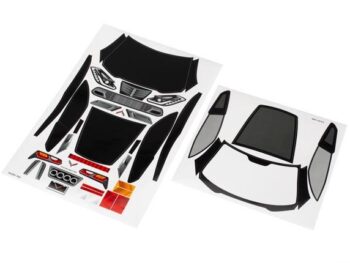 Traxxas TRX8387 Decal sheets, Chevrolet Corvette Z06 - twee