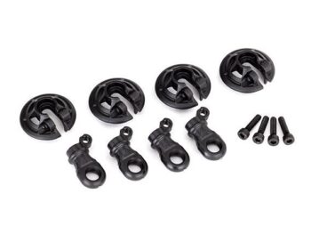 Traxxas TRX8459 Spring retainers, lower (captured) (4)/ 2.5x10 CS (4), TRX8459 - een