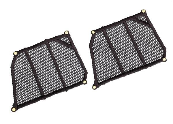 Window nets (2)/ 2.5x8mm CS (8) Traxxas TRX8517 Window nets (2)/ 2.5x8mm CS (8) - twee zwarte, rech