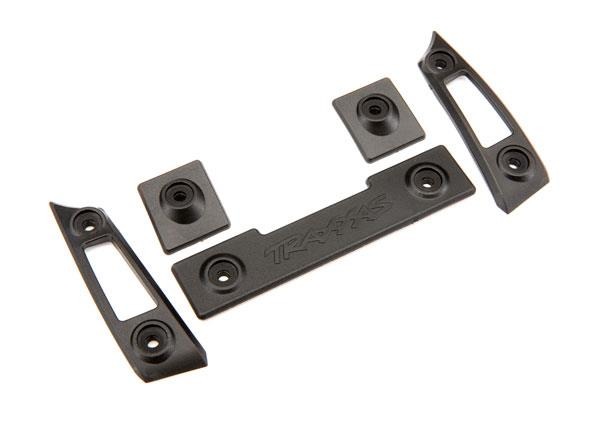 Body reinforcement set (fits #8611 body) Traxxas TRX8610 Body reinforcement set (fits #8611 body) - een set van vijf zwarte, kunst